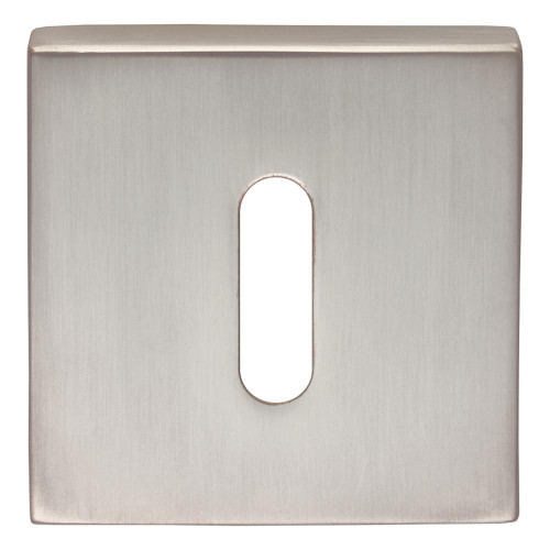 Carlisle Brass Square Standard Escutcheon - Satin Chrome image Carlisle Brass Square Standard Escutcheon - Satin Chrome image
