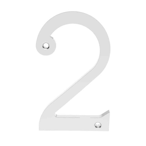 Carlisle Brass Numeral Face Fix No.2 - Polished Chrome image