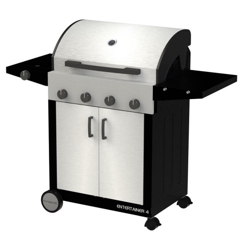 Entertainer 4 Burner Supreme BBQ with Side Burner - Stainless