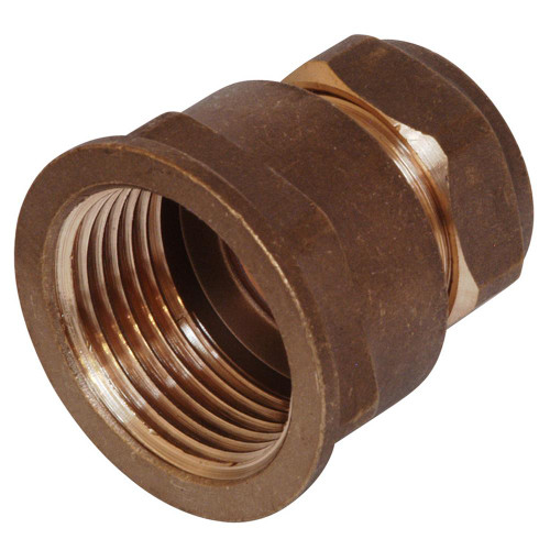 15mm x 3/4'' Compression Female Coupling - Pack of 10 image
