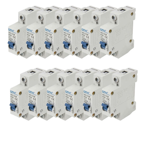 Cudis 50A Single Pole, B Curve 6KA MCB - Pack of 12 image
