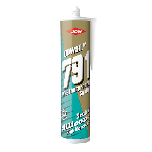 Dow Corning 791 External Weatherproofing Silicone Sealant White 310ml image