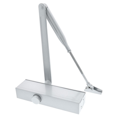 Briton Template Adjustable Overhead Closer with Backcheck Size 2-4 - Silver image