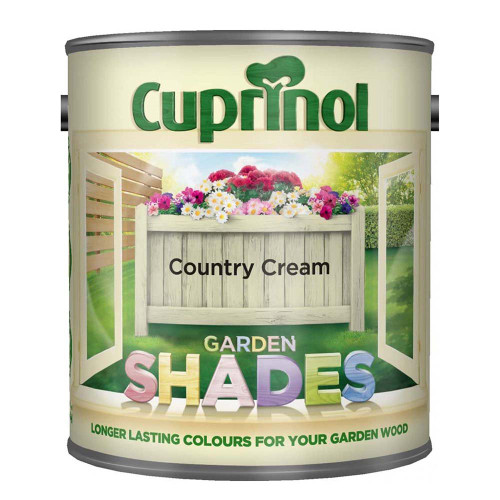 Cuprinol Garden Shades 1 Litre Country Cream image