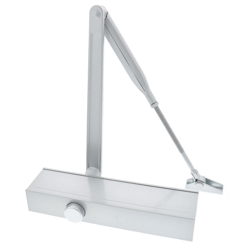 Briton Adjustable Overhead Closer with Backcheck Size 2-4 - Silver image