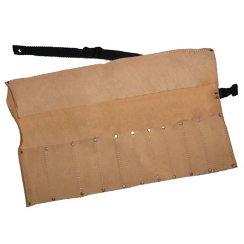 Cutting Edge Suede Leather 10 Pocket Chisel Roll image