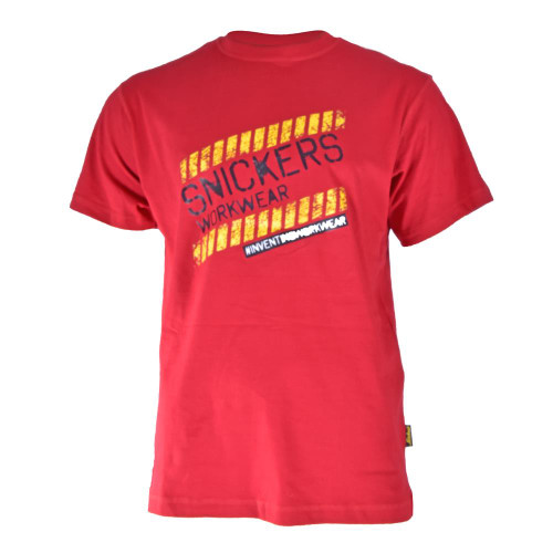 Snickers Classic T-Shirt with Design - Red image