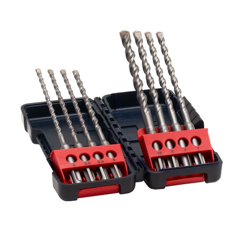 Bosch 8 Piece SDS Plus Hammer Drill Bit Set image