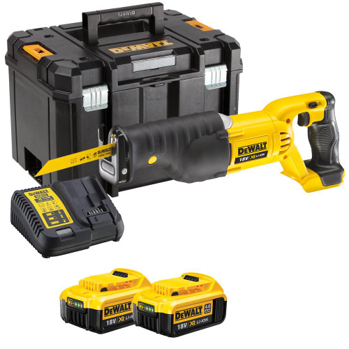 18v XR Reciprocating Saw with 2 x 4Ah Batteries, Charger and Case image