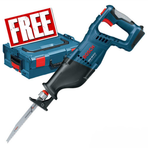 Bosch 18v Li-ion Reciprocating Saw (Body Only) with L-Boxx image