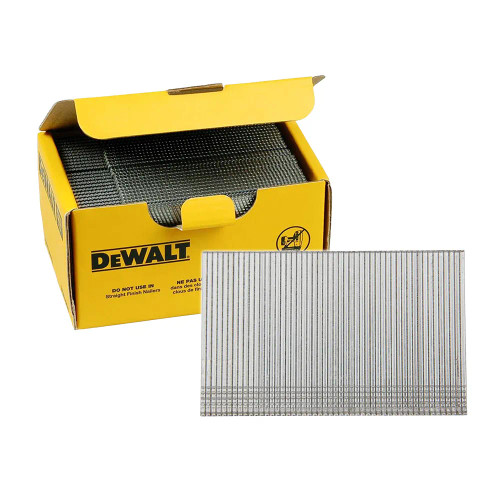 Dewalt 32mm 16g Straight Brad Nails - Box of 2500 image Dewalt 32mm 16g Straight Brad Nails - Box of 2500 image