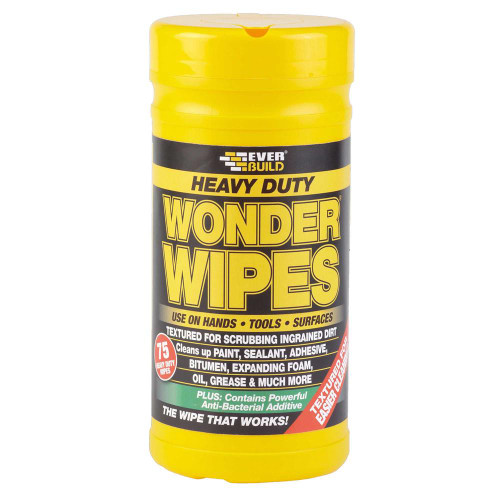 Everbuild Wonder Wipes Textured Heavy Duty Cleaning Wipes, 75 Wipes