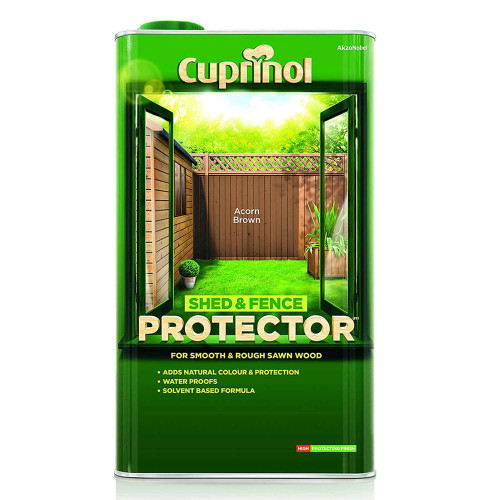 Cuprinol Shed & Fence Protector Acorn Brown 5 Litre image