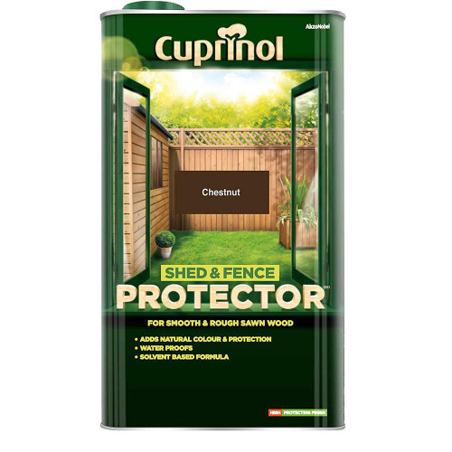 Cuprinol Shed & Fence Protector Chestnut 5 Litre image