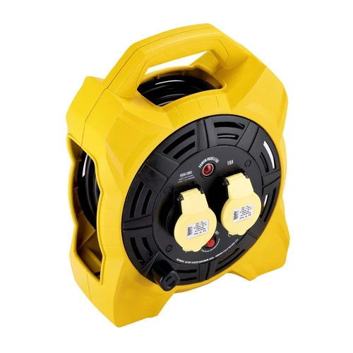 Defender 20m Box Extension Reel 16a 2 Way 110v image