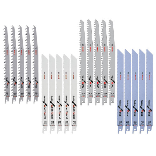 Bosch 20 Piece Mixed Reciprocating Blade Set image
