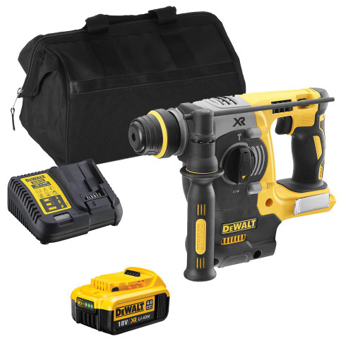 Dewalt DCH273 18V XR Brushless SDS+ Hammer Drill with 1x 4.0Ah Battery, Charger & Bag image