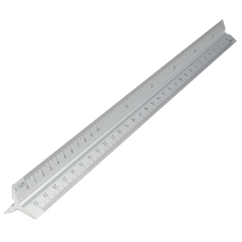 Faithfull Aluminium Rule 300mm Triangle Faithfull Aluminium Rule 300mm Triangle