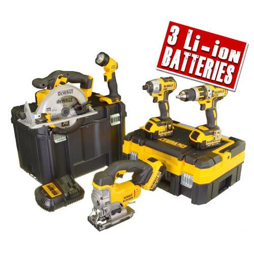 Dewalt 18v Lithium-Ion 5 Piece Package