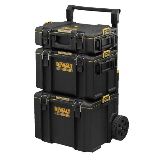 Dewalt DWST83526-1 3 Piece TOUGHSYSTEM 2.0 Tool Boxes & Trolley Kit image