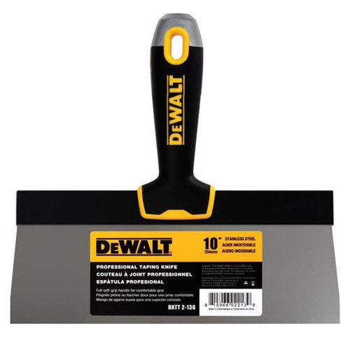 Dewalt 10'' Soft Grip Taping Knife image