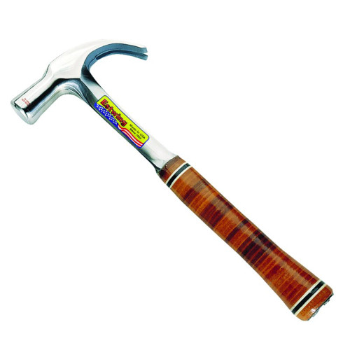 Estwing 24oz (0.68kg) Claw Hammer with Leather Grip image
