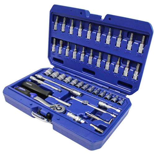 Faithfull 46PC 1/4IN Drive Metric Socket Set