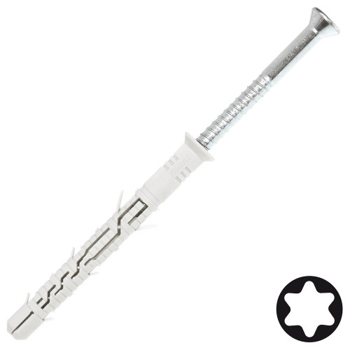 Dewalt 10 x 80mm Countersunk Frame Fixing - Pack of 50