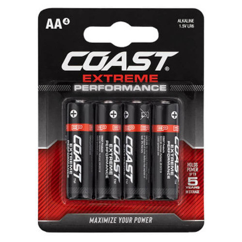 Coast Extreme Performance AAA 1.5v Alkaline Batteries - Pack of 4 image