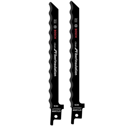 Bosch S 713 AW Fibre Insulation Reciprocating Saw Blades - Pack of 2 image