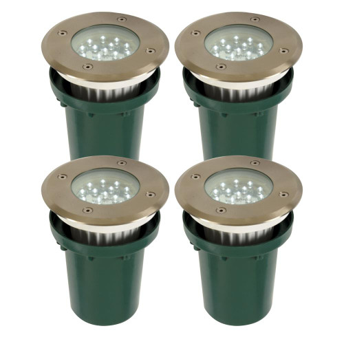 Danic In Ground LED Light - White Pack of 4 image