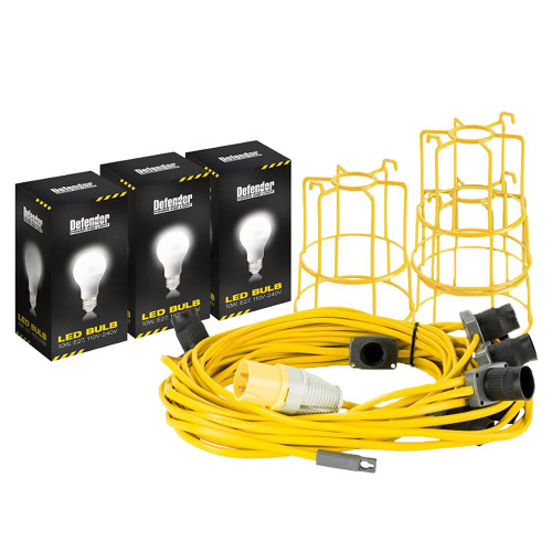 Defender 110V 22M LED ES Festoon Kit 100w image