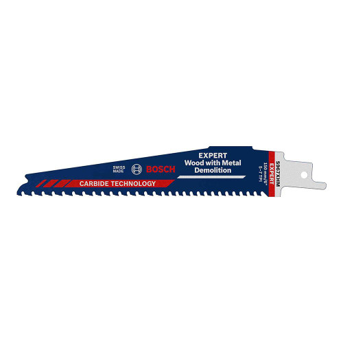 Bosch Expert Carbide 150mm Reciprocating Blade S967XHM (Wood with Metal Demolition) image