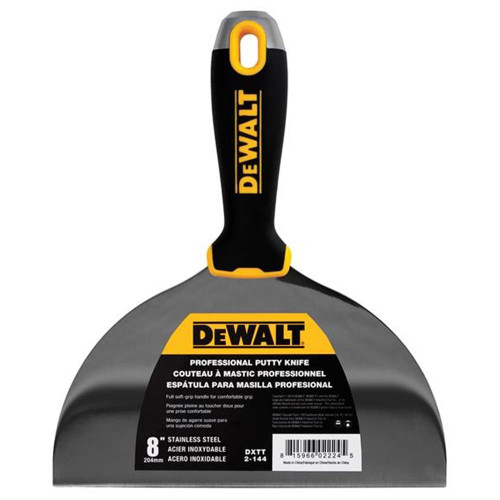 Dewalt 8'' Soft Grip Jointing/Filling Knife image Dewalt 8'' Soft Grip Jointing/Filling Knife image
