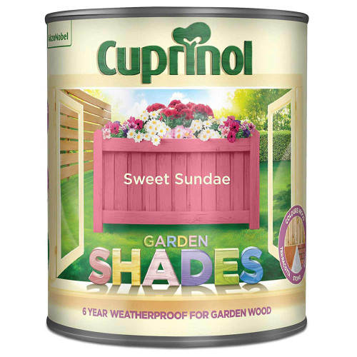 Cuprinol Garden Shades 1 Litre Sweet Sundae image