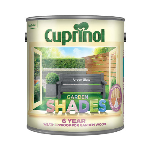 Cuprinol Garden Shades Urban Slate 2.5 Litre image Cuprinol Garden Shades Urban Slate 2.5 Litre image