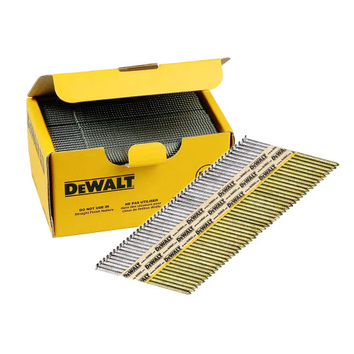 Dewalt 75mm x 2.8mm 34° Ring Shank Bright Nails - Pack of 2200 image