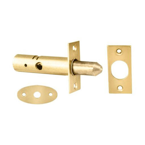 Carlisle Brass Security Door Bolt 60mm - Electro Brassed image