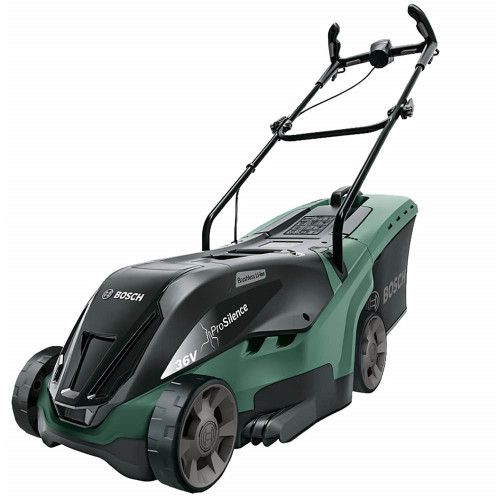 Bosch 06008B9577 UniversalRotak 36-560 Cordless Lawnmower, 2x 2.0Ah Batteries & Charger image