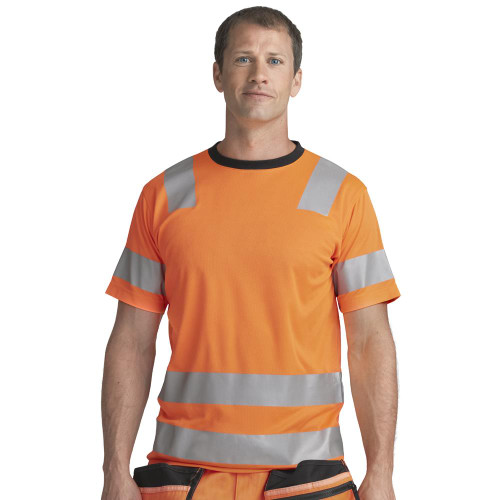 Snickers AllroundWork Hi-Vis T-Shirt, Class 2, Orange image