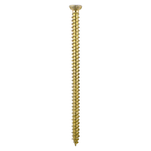 Timco 7.5 x 150mm Multi-Fix Concrete Screw Zinc Yellow Passivated - Box of 100