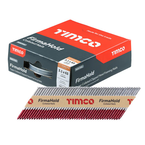 FirmaHold 3.1 x 63mm, 34° Ring Shank Electro Galv Plus Nails - Box of 3300 image