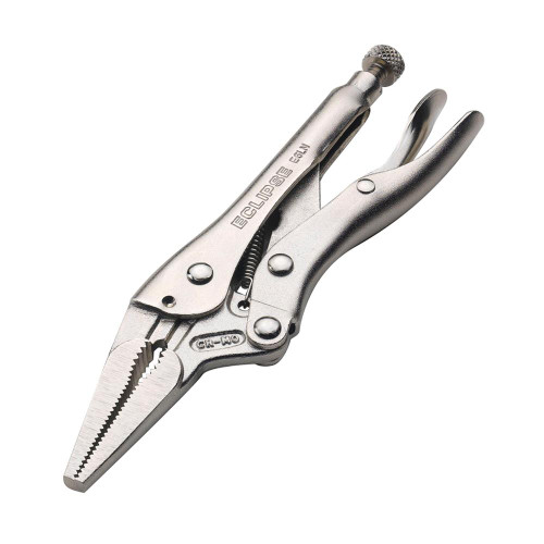 Eclipse Long Nose Locking Pliers with Wire Cutter 150mm image