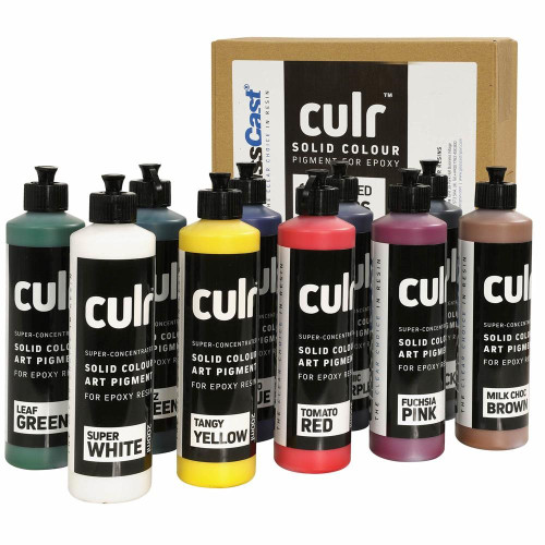 Glass Cast CULR Epoxy Pigment - 10 Colour Trade Set (10x200ml) image