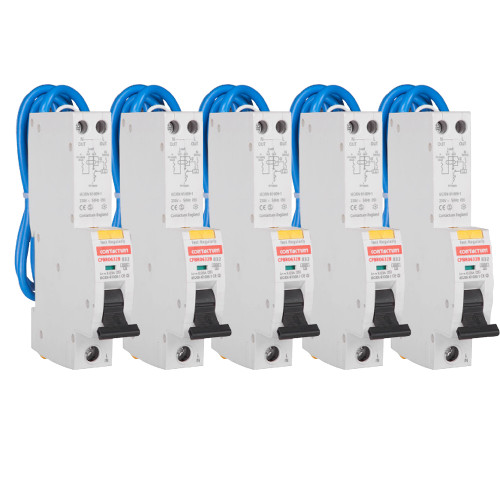 Contactum 50A 6kA SP RCBO B Curve 30mA - Pack of 5 image