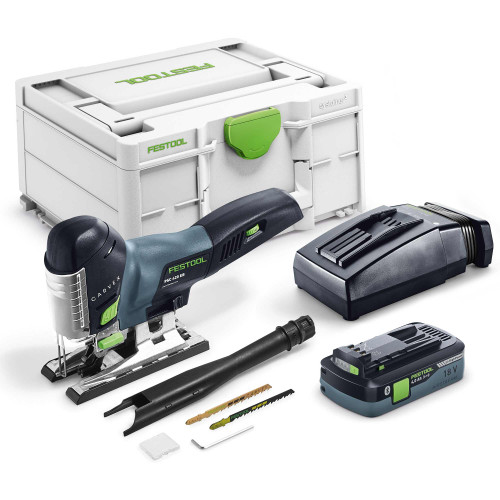 Festool CARVEX PSC 420 18V Brushless Pendulum Jigsaw, 1x 4.0Ah Battery, Rapid Charger & Case