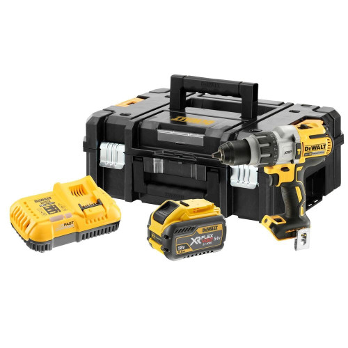 Dewalt DCD996X1 18V XR Brushless Combi Drill with 1x 3.0Ah 54V (9Ah 18V) Battery, Charger and Case image