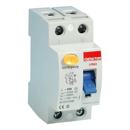 Contactum 63A 30mA DP RCD - Pack of 6