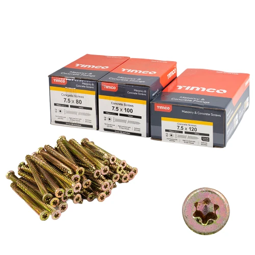 Timco Multi-Fix Concrete Screws - Mixed Pack of 300 image