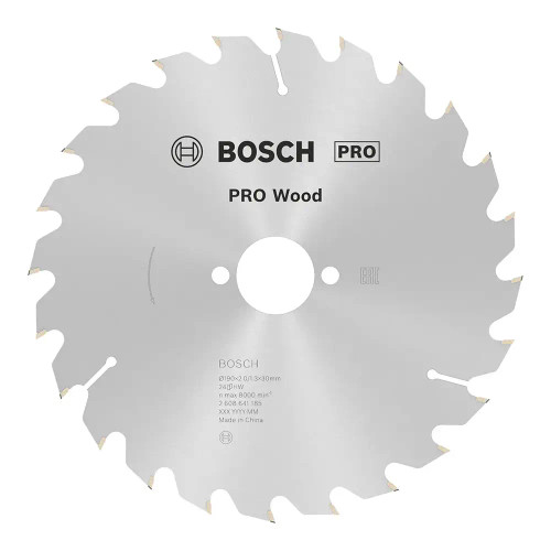 Bosch PRO Optiline 190mm x 30mm 24T Wood Circular Saw Blade image Bosch PRO Optiline 190mm x 30mm 24T Wood Circular Saw Blade image